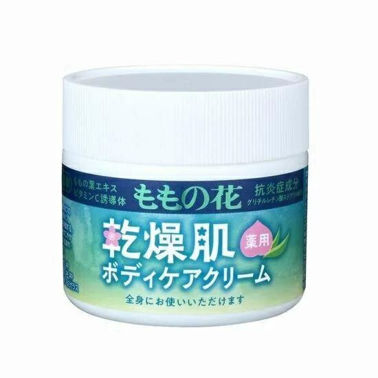 【４８個仕掛ける】【１入れもの分】 オリヂナル ももの花 薬用かわき切る肌ボディケアクリーム(70g)×４８個仕掛ける １入れもの分【置き目品】