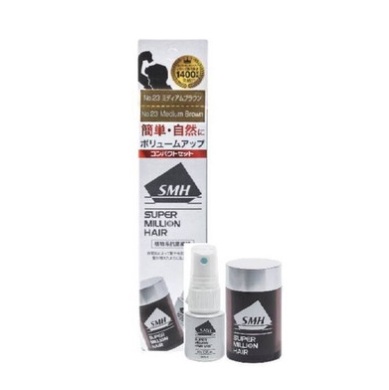 【３個セット】 ルアン スーパーミリオンヘアー コンパクトセット No.23 ミディアムブラウン(10g+15ml)×３個セット【正規品】【s】