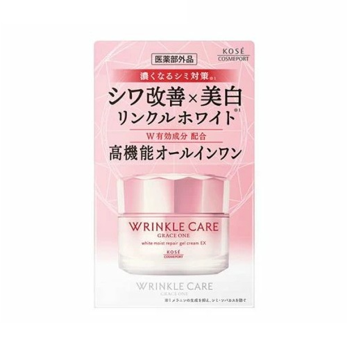 【10個セット】 コーセー グレイスワン リンクルケア ホワイトジェルクリーム EX(100g)×10個セット【正規品】|ソレイユ店