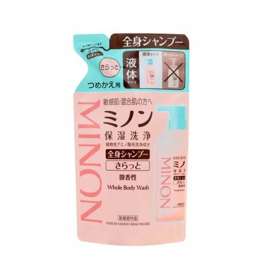 【２０個セット】 第一三共ヘルスケア ミノン 全身シャンプー さらっとタイプ 詰め替え(380ml)×２０個セット【正規品】 13,079円