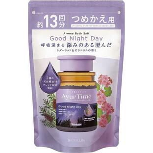 【１０個セット】 アーユルタイム グッドナイトデイ シダーウットとゼラニウムの香り 詰め替え520ｇ×１０個セット【正規品】
