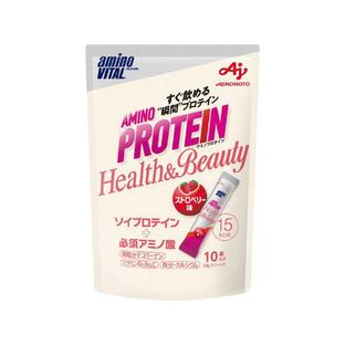 【１０個セット】味の素 アミノバイタル アミノプロテイン for Woman ストロベリー味(3.8g*10本入)×１０個セット 【正規品】 ※軽減税率対象品【t-4】