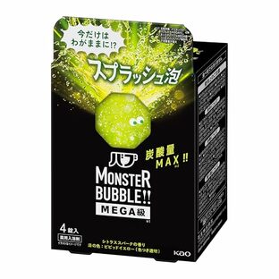 【５個セット】 バブ　モンスターバブルＭＥＧＡ級　スプラッシュ泡　４錠入×５個セット【正規品】
