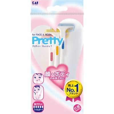 【２００個セット】【１ケース分】 貝印 カミソリ プリティー フェイスT(3本入）&times;２００個セット　１ケース分【正規品】【k】【ご注文後発送までに1週間前後頂戴する場合がございます】｜ソレイユ店 28,036円
