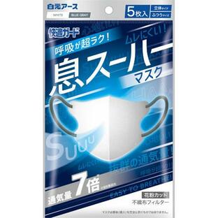 【２０個セット】 快適ガード 息スーハーマスク(5枚入)×２０個セット【正規品】