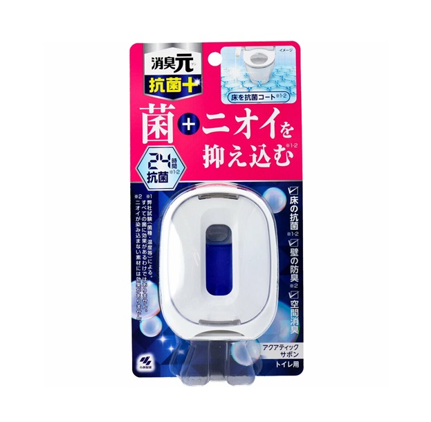 【20個セット】 小林製薬 トイレの消臭元 抗菌+ アクアティックサボン(6.8ml)×20個セット【正規品】|ソレイユ店