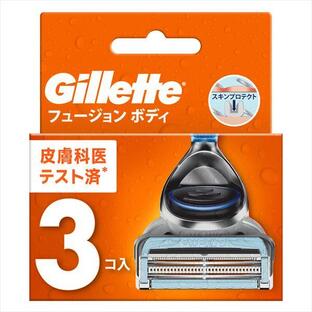 【40個セット】【1ケース分】 ジレット フュージョン ボディ カミソリ 替刃 男性(3個入)×40個セット 1ケース分【正規品】【mor】|ソレイユ店