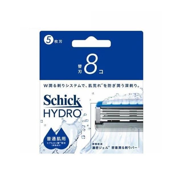 シック ハイドロ 普通肌 替刃(8個入)【正規品】【k】【ご注文後発送までに2週間前後頂戴する場合がございます】