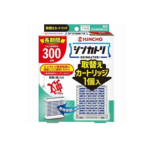 【１０個書き割り】 大日本除虫菊 金鳥 シンカトリ 300日用 取替え薬莢(1個)×１０個書き割り【定め事品】