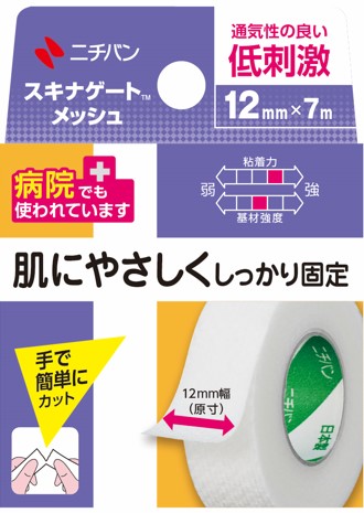 【１００個セット】【１ケース分】 ニチバン スキナゲート メッシュ 12mm*7m×１００個セット 　１ケース分 【正規品】