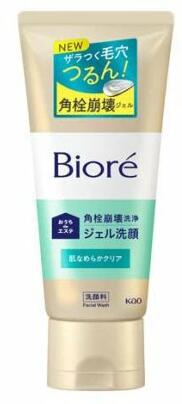 【１０個セット】 花王 ビオレ おうちdeエステ ジェル洗顔 肌なめらかクリア(180g)&times;１０個セット【正規品】｜ソレイユ店