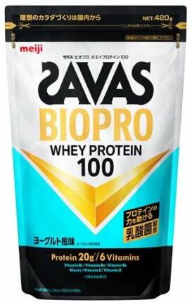 【１０個仕掛ける】 明治 ザバス BIOPRO ホエイプロテイン100 発酵乳味わい(420g)×１０個仕掛ける【置き目品】 ※助け出す税率客体品