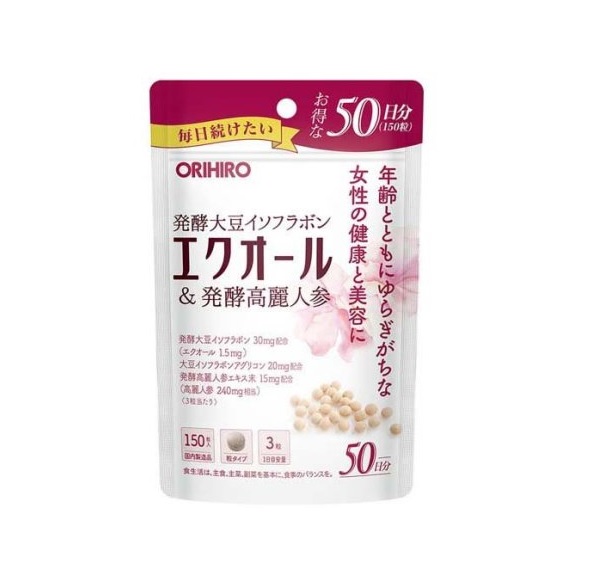 【２０個セット】 オリヒロ エクオール＆発酵高麗人参(150粒入)×２０個セット【正規品】【ori】※軽減税率対象品