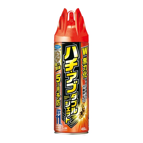 【２０個セット】【１ケース分】 フマキラー ハチ・アブ ダブルジェット(450ml)×２０個セット　１ケース分【正規品】【k】【ご注文後発送までに1週間前後頂戴する場合がございます】