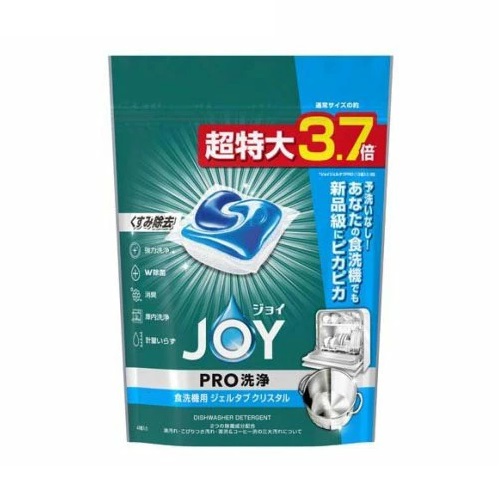 【５個セット】 P&G ジョイ PRO洗浄 食洗機用洗剤 ジェルタブ クリスタル(48個入)×５個セット【正規品】