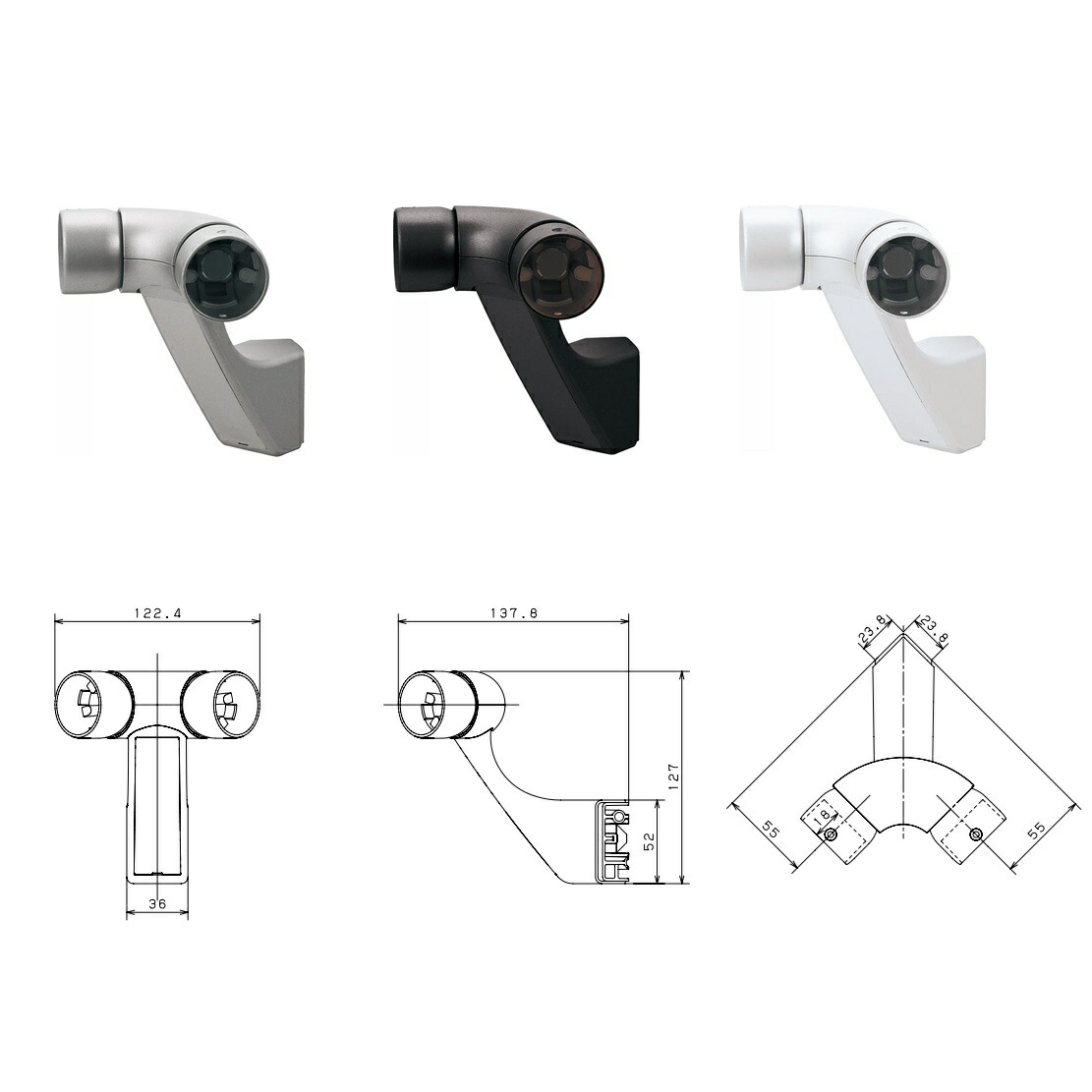 楽天市場】パナソニック ベリティス連続手すり(900mmピッチ用) 入隅