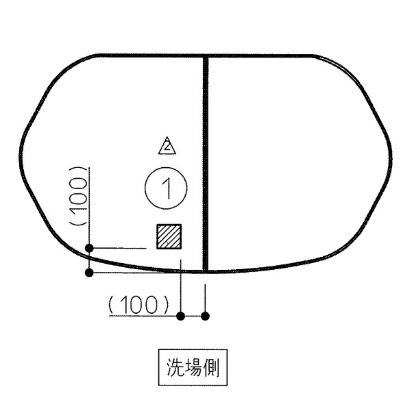 風呂ふた EKKS4NKAA21WN 1400YRラクカル蓋2枚 公式】TOTO パーツショップ / EKKS4NKAA21WN 1400YRラクカル蓋2枚