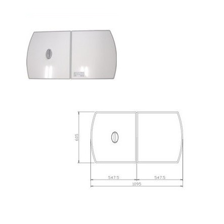 楽天市場】タカラ 浴室用オプション風呂フタ(2枚組)【フロフタMD-12W