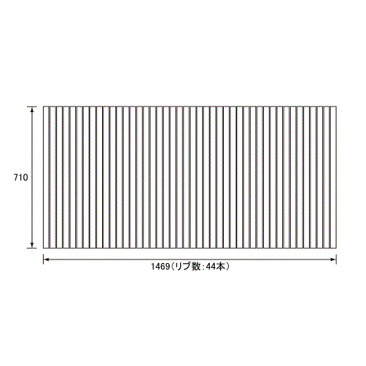 パナソニック 風呂フタ\u003cBR\u003e(長辺1470粍×短辺710粍:一巻きフタ:矩形:切り欠きなし)\u003cBR\u003e【RL91FX04HMED】