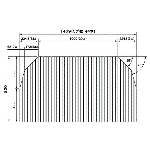 パナソニック 風呂フタ(巻フタ) <br>【RLSX74MF7T1ED】※RLSX74MF7T1Dの後継品番