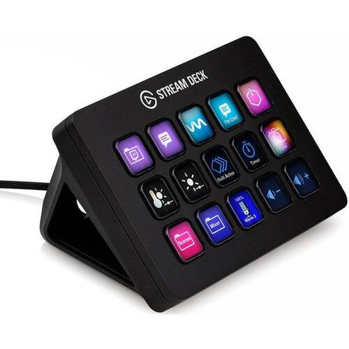 Stream Deck MK.2(日本語包み)  10GBA9900-JP 多役立つこと ショートカット鍵盤 LCD名取り草15個 【国内定め事品】