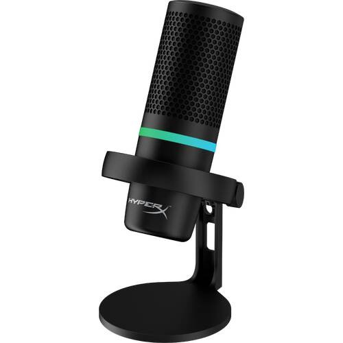 HyperX DuoCast [4P5E2AA] USB接続 2つの極性パターン スタンドマイク RGBライティング