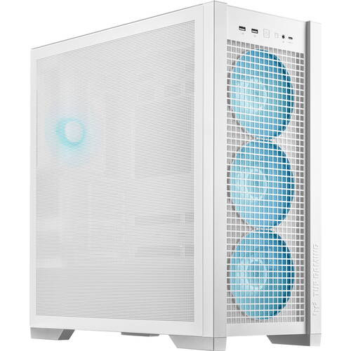 TUF Gaming GT302 ARGB WHITE / 真っただ中楼閣 / E-ATX相応う PCパーツ-PCケース・筐体-パソコン・周辺機器