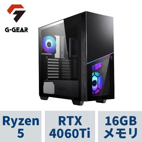 楽天市場】G-GEAR ( Corei7-13700F / 32GBメモリ / GeForce RTX4060Ti