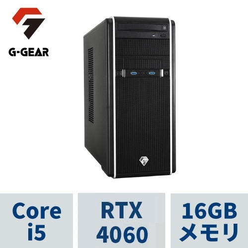 楽天市場】ゲーミングPC デスクトップ G-GEAR GA7A-D230BN/CP3( Ryzen7 5700X / 16GBメモリ /  GeForceRTX4060Ti 8GB / 1TB SSD(M.2 NVMe Gen4) / Windows11HOME) : ツクモ 楽天市場店