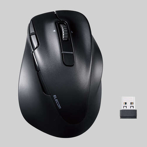 EX-G PRO Mサイズ [M-XGM50MBSKBK] 多機能ワイヤレスマウス USB無線/Bluetooth対応 8ボタン 静音スイッチ チルト機能付