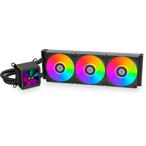 Galahad II LCD 360 Black　LL-GA2-LCD-360-BK