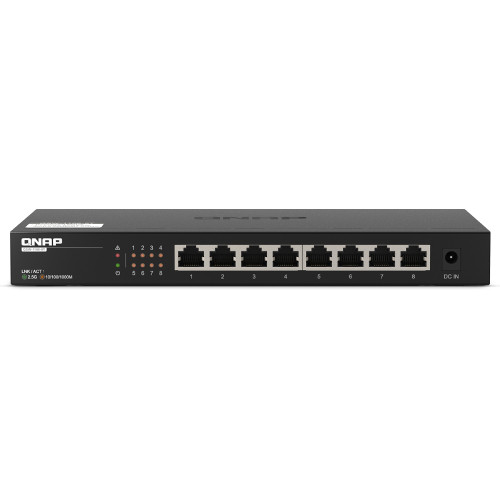 QSW-1108-8T [8界面 / 2.5Gbps × 8 / 金属元素筐体 / 外の方ワット数]