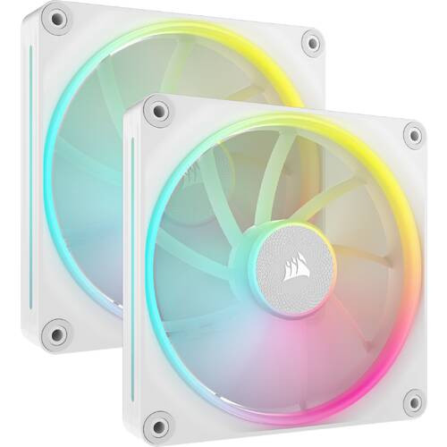 iCUE LINK LX140 RGB WHITE Dual Fans Starter Kit （CO-9051032-WW）