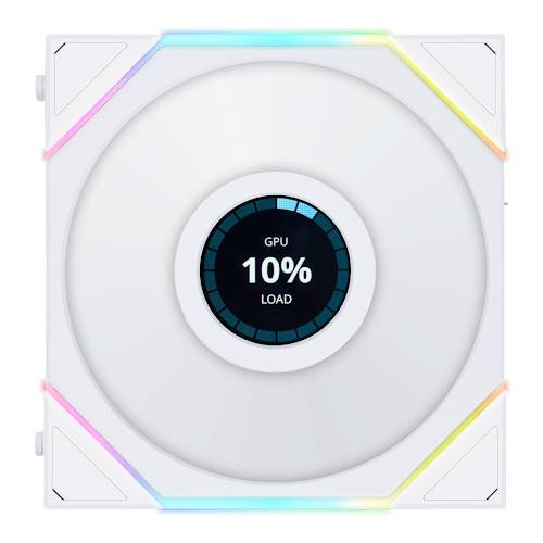 UNI FAN TL Wireless WT LCD模範例 リバースブレード シングル容器に並べる UF-RS-TL120-LCD-WLS-1W