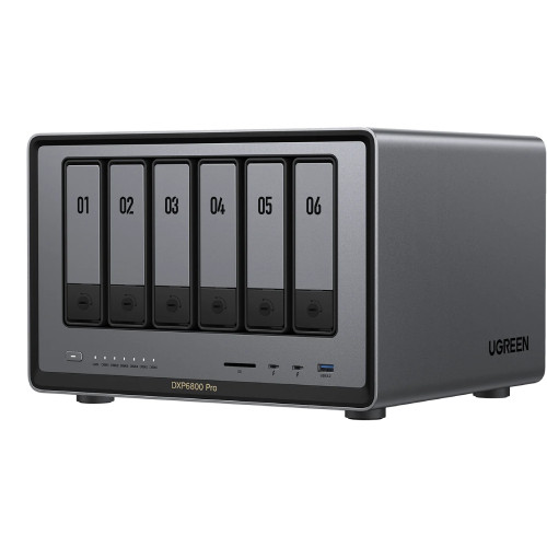 DXP6800 Pro [NAS case/NAS kit (no HDD/SSD)/6 bays + 2 slots/10GbE compatible/ DXP series/domestic authorized distributor]