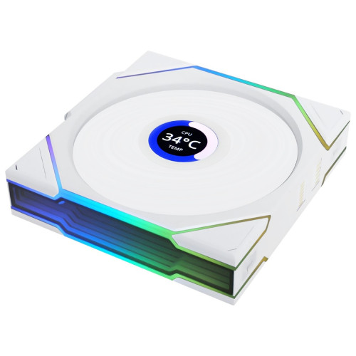 UNI FAN TL140 Wireless WT LCD模範例 シングル容器に並べる UF-TL140-LCD-WLS-1W
