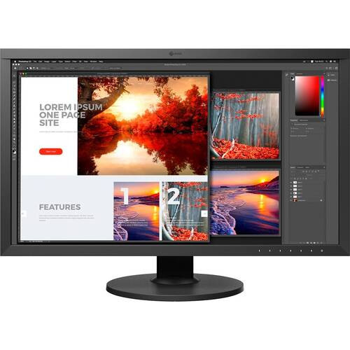 ColorEdge CS2740-BK 27in 4K IPS 色合い管理すること液晶管する 60W給電相応うUSB Type-C積み上げる