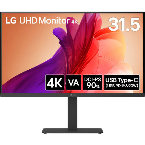 LG UHD Monitor 4K 32U720A-B 31.5in 4K管する VAダイアログボックス