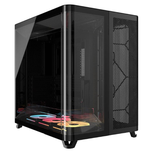 AIR 5400 LX-R iCUE LINK Tempered Glass Black　CC-9011320-WW