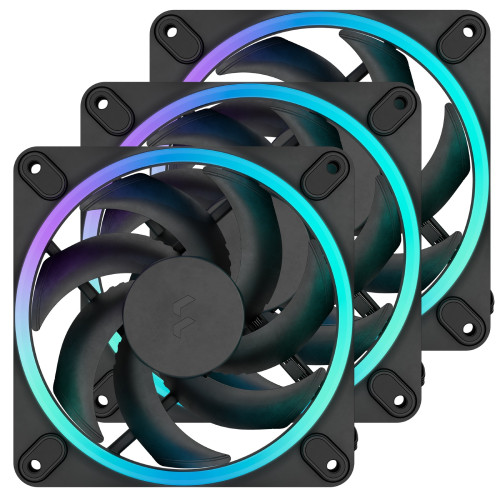 Momentum 12 RGB 3-pack Black FD-F-MR1-1203