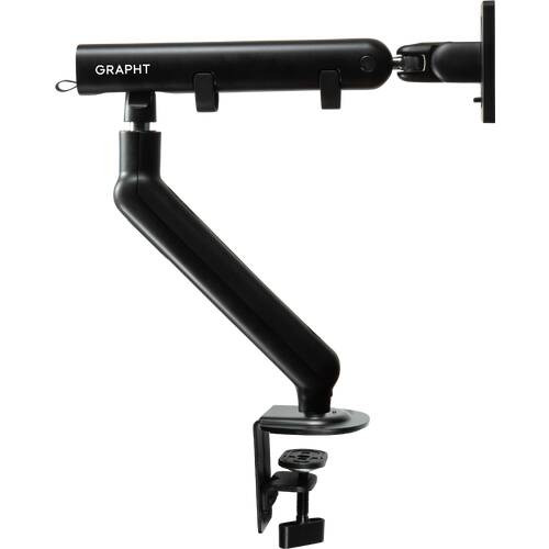 GRAPHT Monitor Arm - Aero M9TQ (Black) [GRT075-BLK-ONE] 耐荷重:2～9kg シングル メカスプリング式