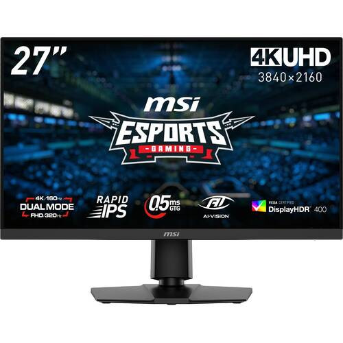 MAG 272URDF E16 27インチ ゲーミングモニター 4K160Hz/FHD320Hz RapidIPS 0.5ms(GTG)|ツクモ 店