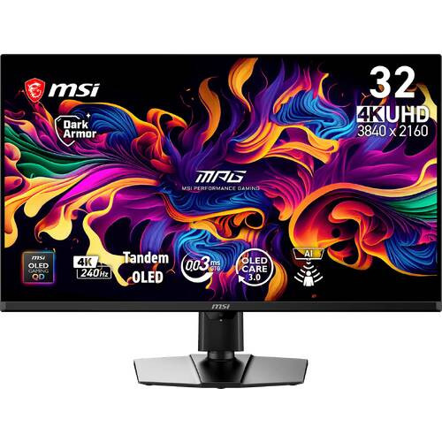 MPG 322UR QD-OLED X24 31.5in 4Kゲーミングモニター 量子一点 有機EL 240サイクル 0.03ms(GtG)