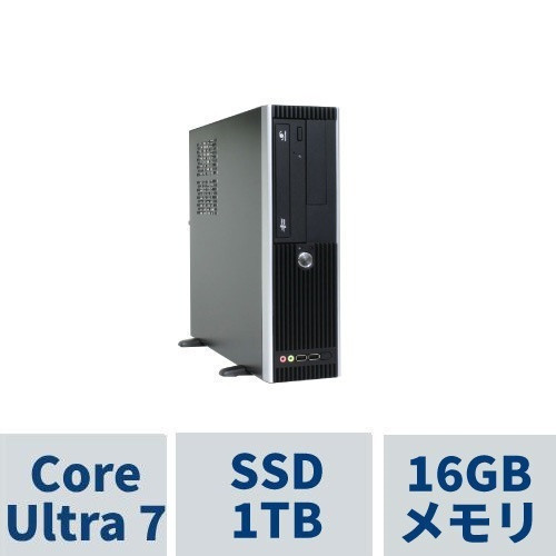 スリム型PC AeroSlim RS7J-G255B/NT1 CoreUltra7 /16GBメモリ /1TB SSD /DVDマルチドライブ /WiFi+Bluetooth対応｜ツクモ　店