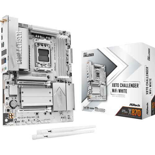 X870 Challenger WiFi White｜ツクモ　店