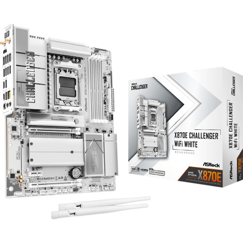 X870E Challenger 無線LAN White