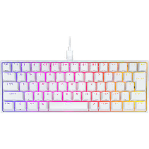K65 RGB MINI White [CH-9194114-JP] 有線 日本語配列60%サイズ CherryMX銀軸 ゲーミングキーボード