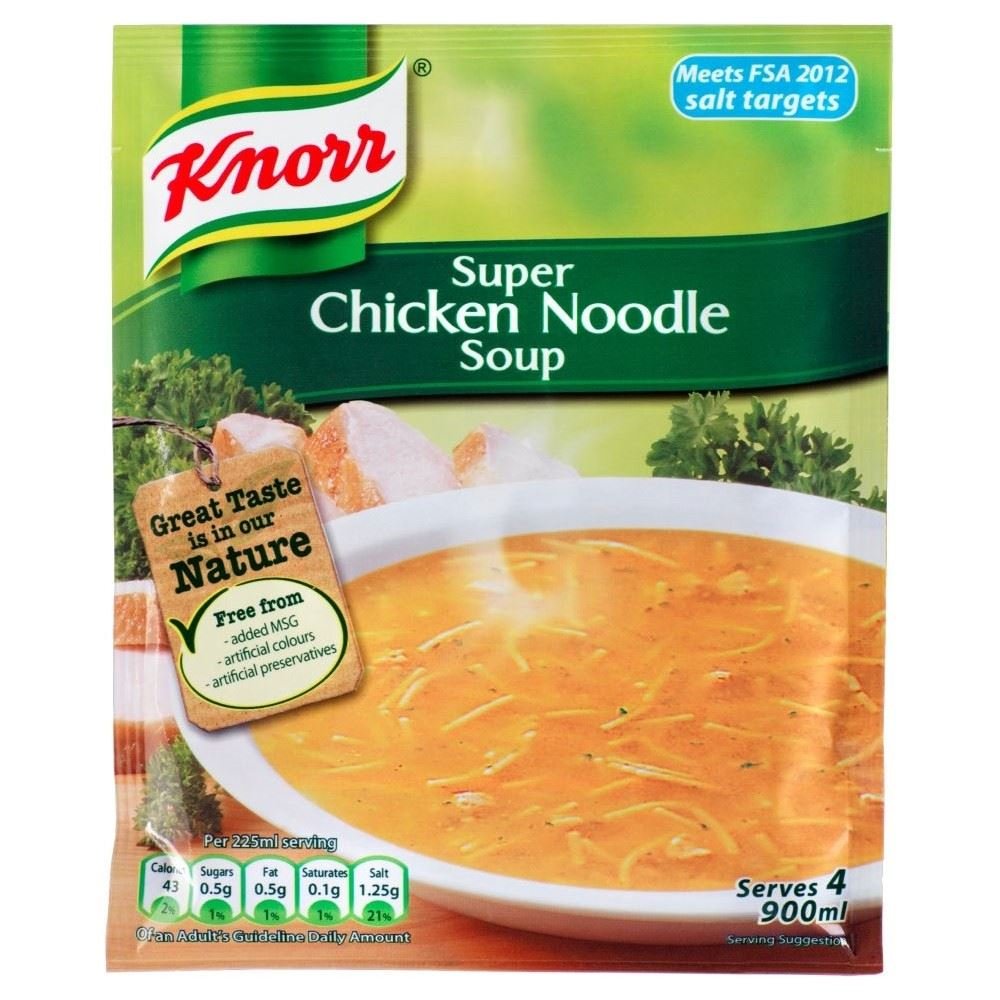 楽天市場 クノール スーパーチキンヌードルスープ Knorr Super Chicken Noodle Soup 51g スープ チキンスープ ヌードルスープ チキンヌードル 海外直送品 Shop Uk