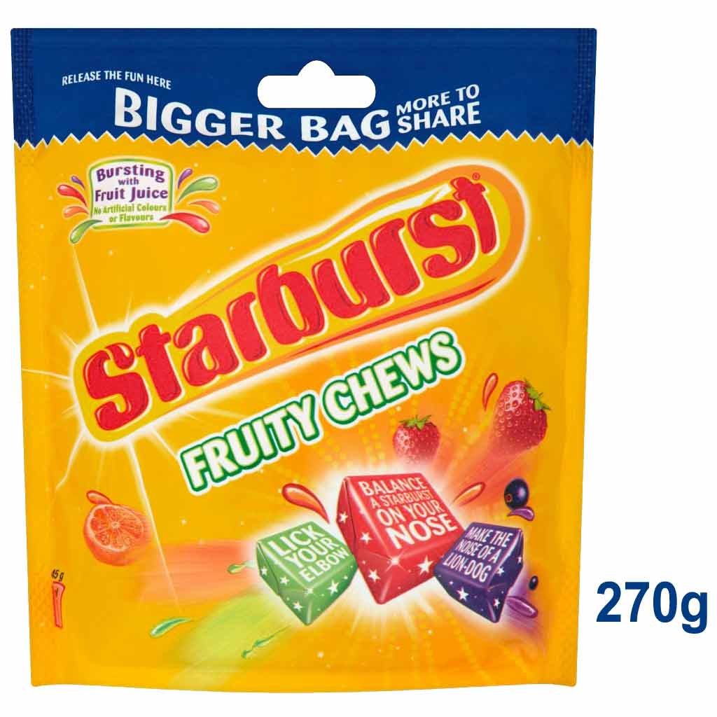 楽天市場 スターバースト フルーティー ソフトキャンディ 270g Starburst Fruity Chews キャンディ 飴 お菓子 輸入菓子 イギリス 英国直送品 Shop Uk