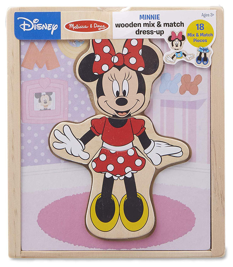 melissa and doug minnie mouse magnetic dress up